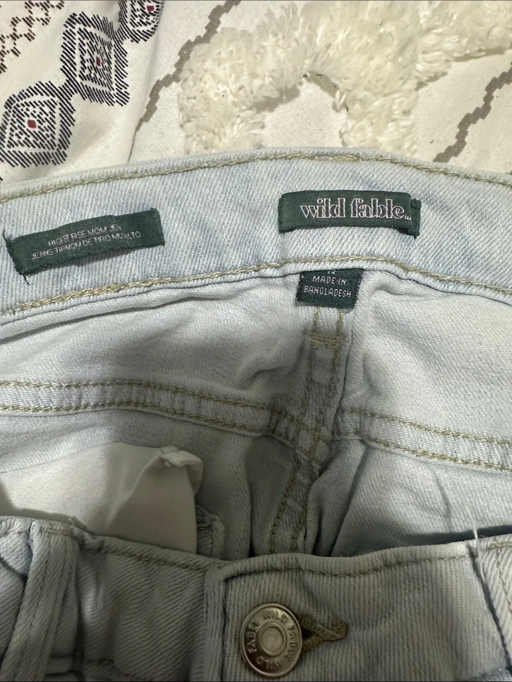 wild fable Light Blue High-Rise Jeans - Picture 2 of 3